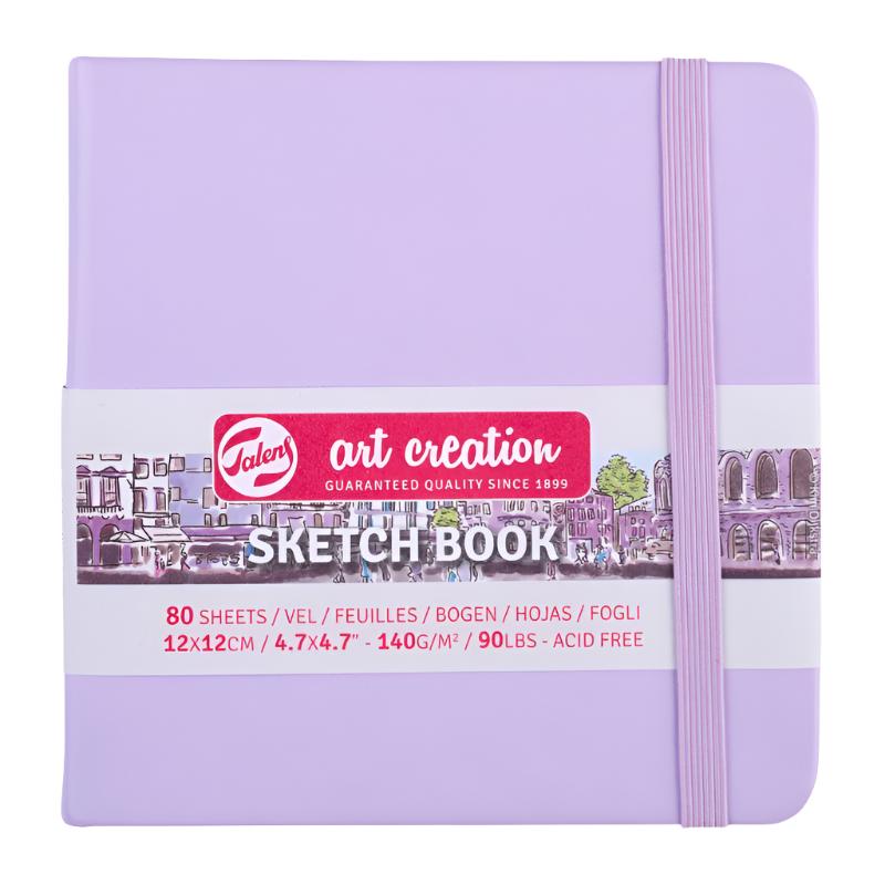 Talens Art Creation Sketchbook - Pastel Violet 4.7" x 4.7" Small Square