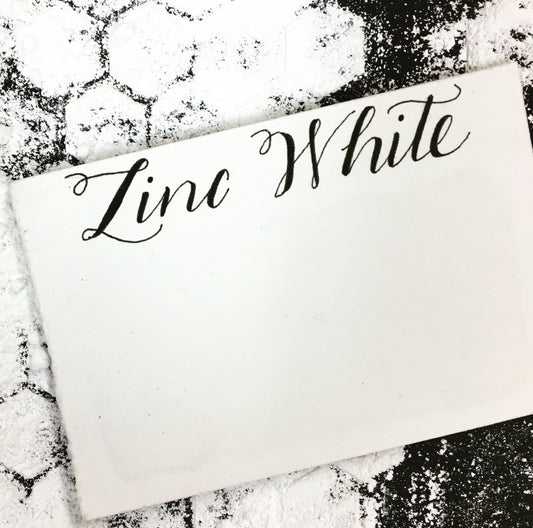 Zinc White Half Pan Watercolor: Stoneground Paint Co.