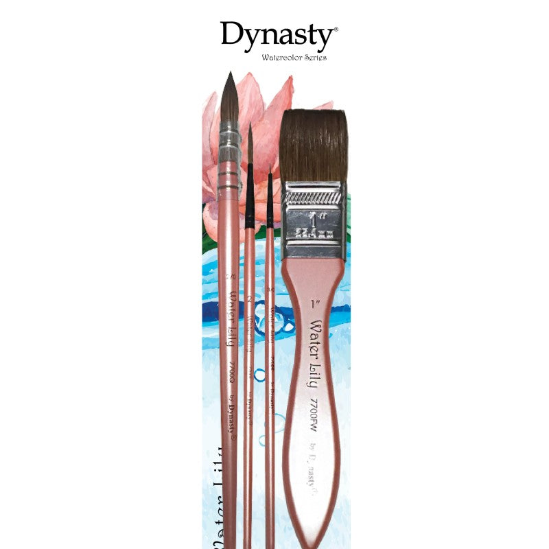 #4 Water Lily Short-handled FM Dynasty Brush Set