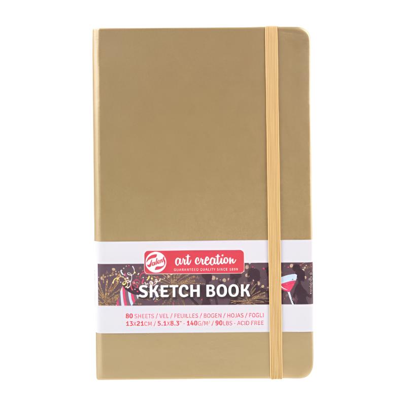 Talens Art Creation Sketchbook - White Gold 8.3" x 5.1" Medium Portrait