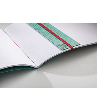 White Sketch Pad #authenticbook - 32 pages (9 5/8" x 6 7/8")