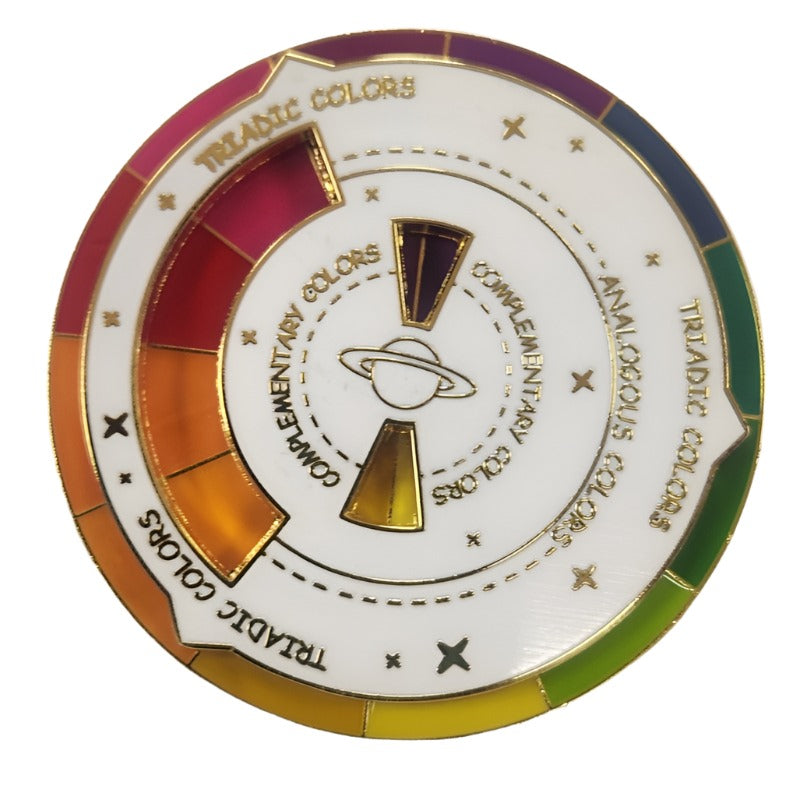 White Color Wheel Pin – spokane-art-supply