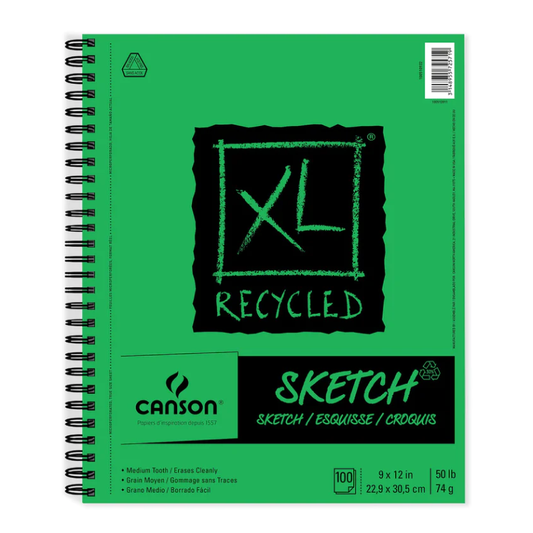 XL Recycled Sketch pad 9"x12"