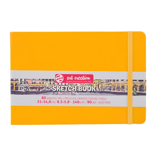 Talens Art Creation Sketchbook - Golden Yellow 5.8" x 8.3" Landscape