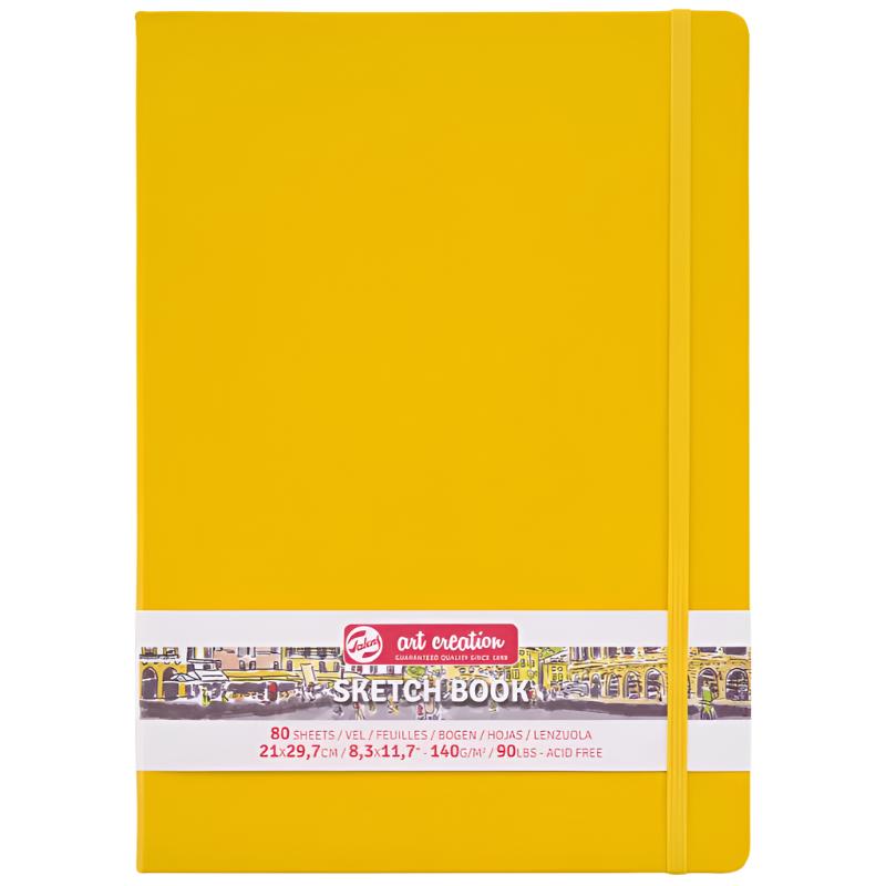 Talens Art Creation Sketchbook - Golden Yellow 11.7" x 8.3" Large Portrait