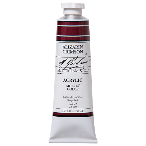 Alizarin Crimson 2oz (59ml) Acrylic Paint Tube