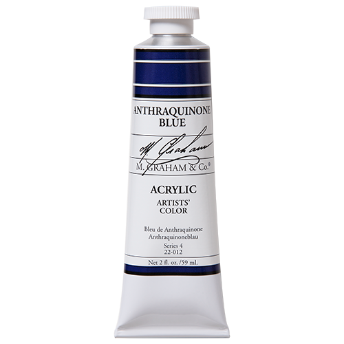 Anthraquinone Blue 2oz (59ml) Acrylic Paint Tube