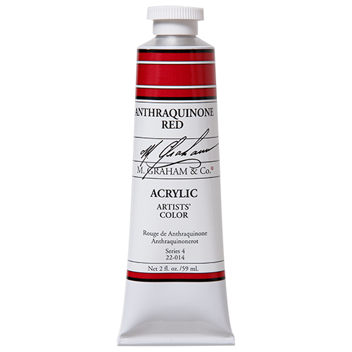 Anthraquinone Red 2oz (59ml) Acrylic Paint Tube