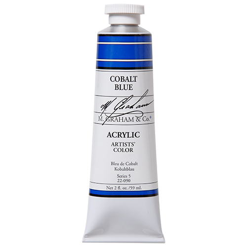 Cobalt Blue 2oz (59ml) Acrylic Paint Tube