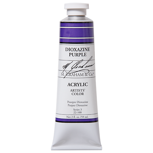 Dioxazine Purple 2oz (59ml) Acrylic Paint Tube