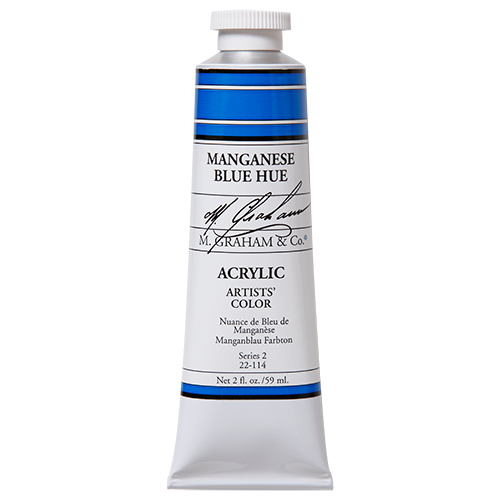 Manganese Blue Hue 2oz (59ml) Acrylic Paint Tube