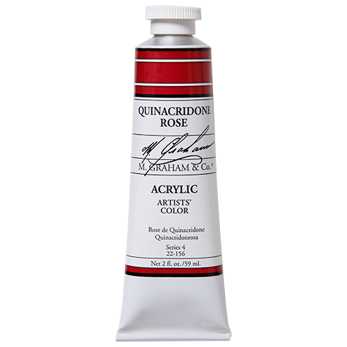 Quinacridone Rose 2oz (59ml) Acrylic Paint Tube