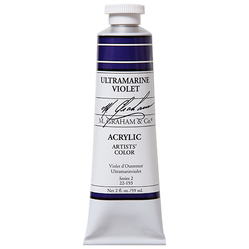 Ultramarine Violet 2oz (59ml) Acrylic Paint Tube