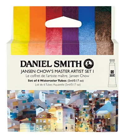 Jansen Chow’s Master Artist Set I – Daniel Smith watercolors (6 tube)