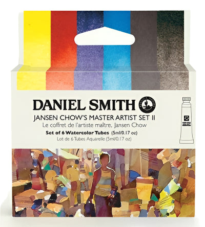 Jansen Chow’s Master Artist Set II – Daniel Smith watercolors (6 tube)