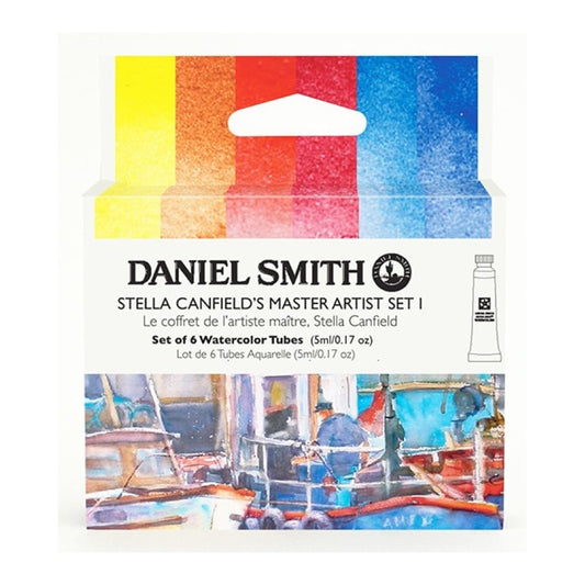 Stella Canfield’s Master Artist Set I – Daniel Smith watercolors (6 tube)