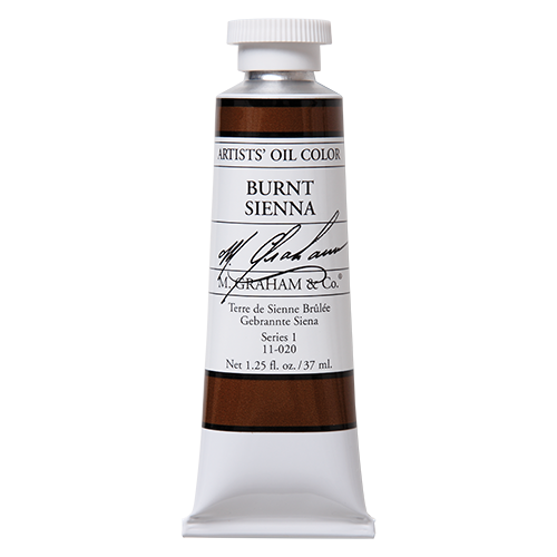 Burnt Sienna 37ml 020 Artist Oil Paint – spokane-art-supply