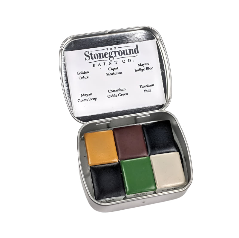 Stoneground Paint Co WATERCOLOR Half Pan Palettes
