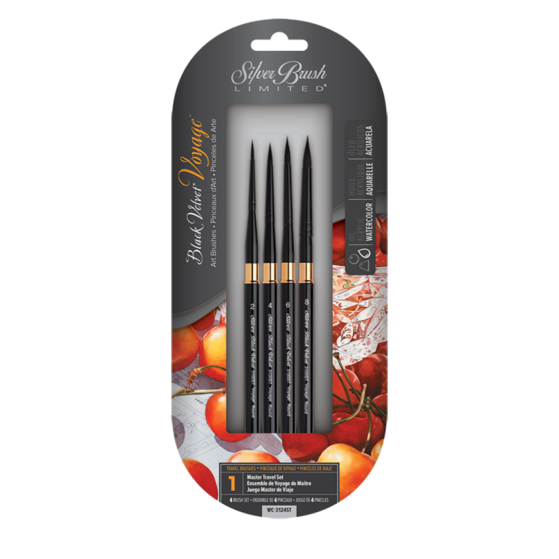 Black Velvet Voyage 4 Brush Set