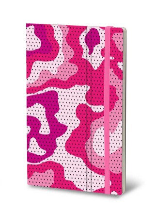 012M Pink 5″x8.25″ Camouflage Stifflex Journal | Spokane Art Supply
