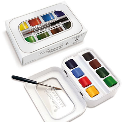 MaimeriBlu Metal Watercolor Tin with 12 colors – spokane-art-supply