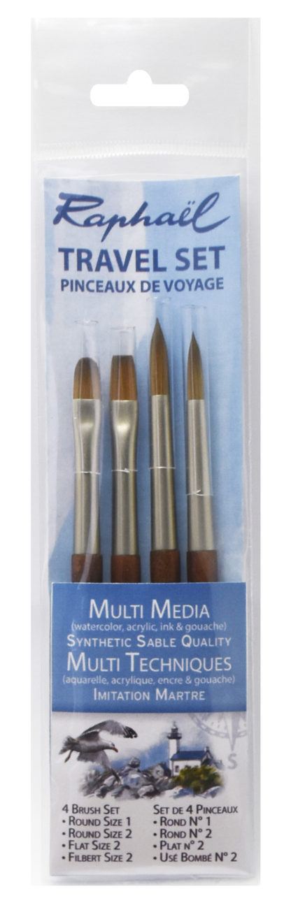 P10612.30 Raphael Travel Set/4 Brushes | Spokane Art Supply