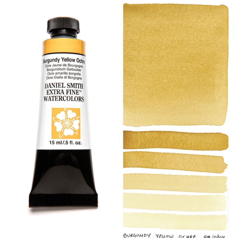 Burgundy Yellow Ochre Daniel Smith 15ml  Extra Fine Watercolor