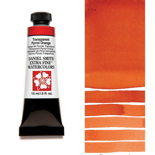 Transparent Pyrrol Orange Daniel Smith Extra Fine Watercolor