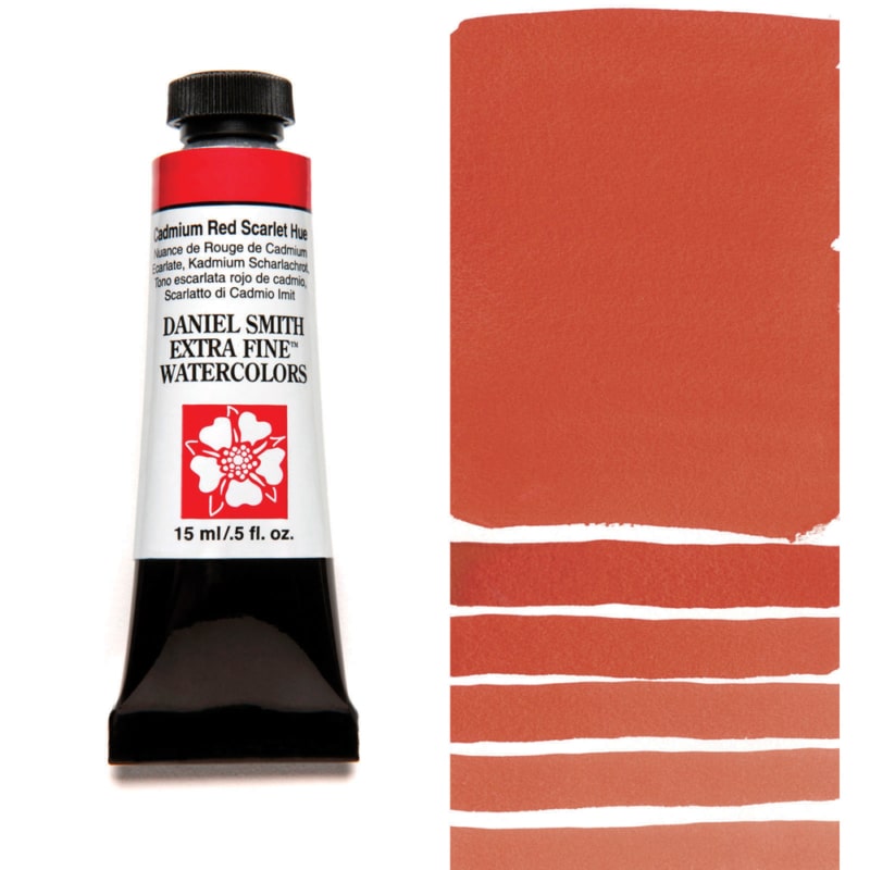 Cadmium Red Scarlet Hue Daniel Smith Extra Fine Watercolor