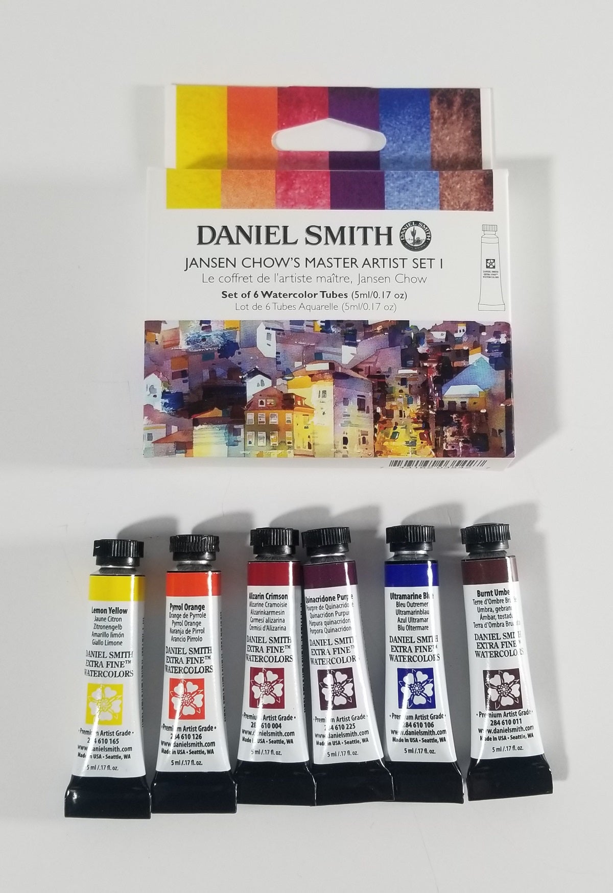 Jansen Chow’s Master Artist Set I – Daniel Smith watercolors (6 tube) | Spokane Art Supply