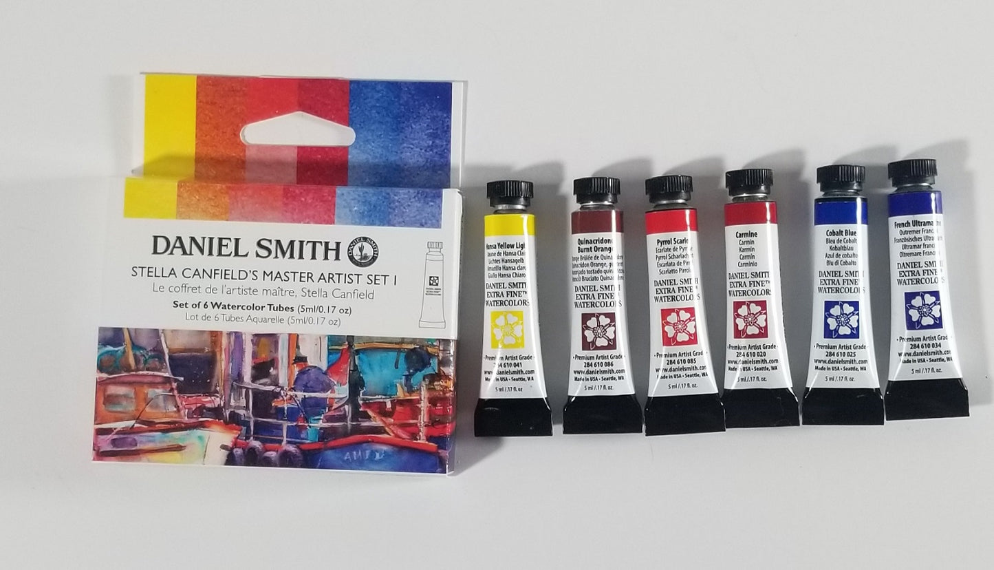 Stella Canfield’s Master Artist Set I – Daniel Smith watercolors (6 tube) | Spokane Art Supply