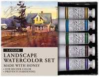 M Graham Landscape 5 Color Watercolor Set | Spokane Art Supply