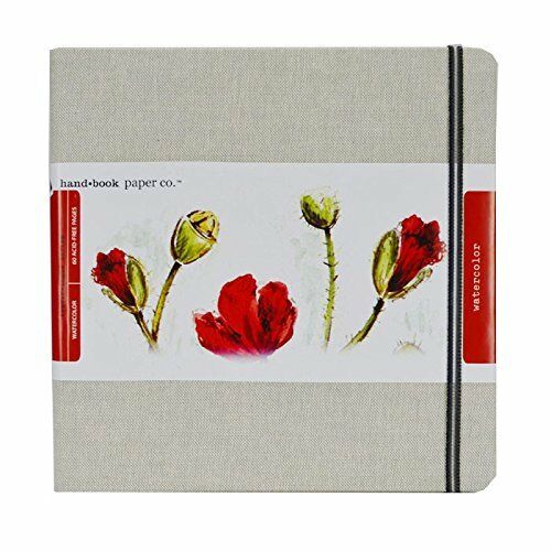 8.25×8.25 Square Handbook Watercolor Journal 200gms | Spokane Art Supply