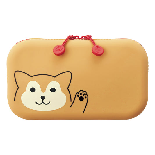 Shiba Dog Punilabo Zipper Pen Case