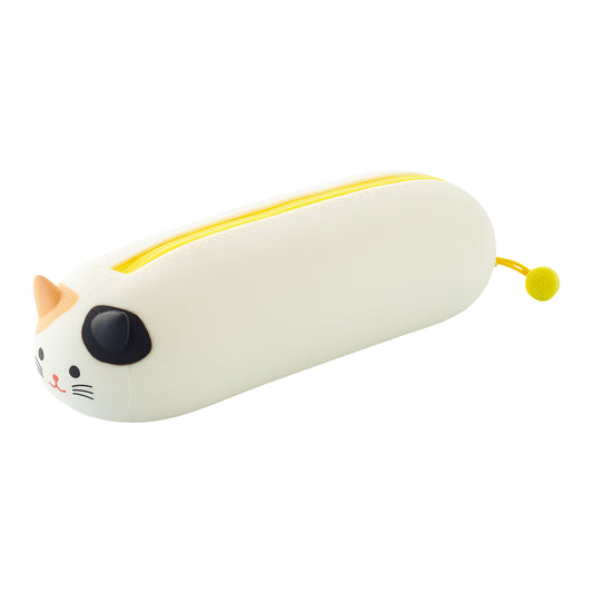 Little Animal Stand-Up Pencil Case – Raspberry Stationery