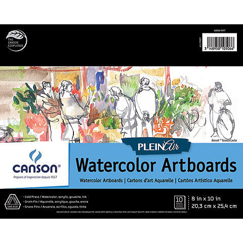 Plein-Air 9″x12″ Watercolor Artboard Pad-10sht | Spokane Art Supply