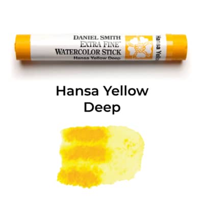 Hansa Yellow Deep Daniel Smith Watercolor Stick #047