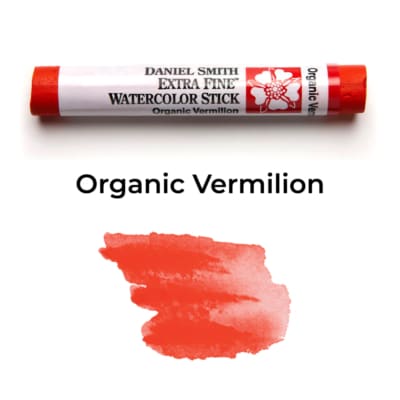 Organic Vermillion Daniel Smith Watercolor Stick #041