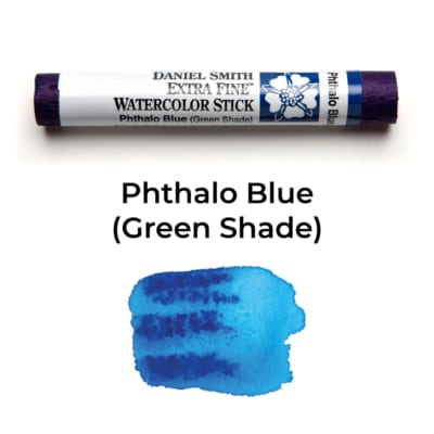 Phthalo Blue (Green Shade) Daniel Smith Watercolor Stick #017
