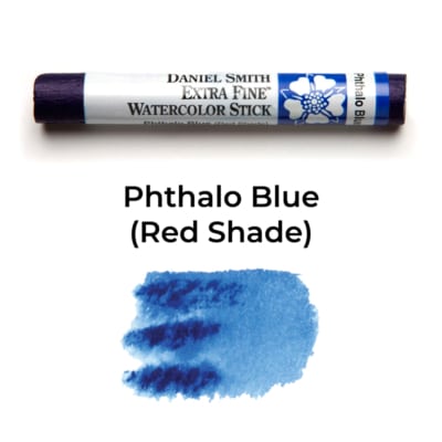 Phthalo Blue (Red Shade) Daniel Smith Watercolor Stick #048