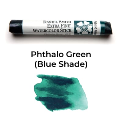 Phthalo Green Blue Shade Daniel Smith Watercolor Stick #007