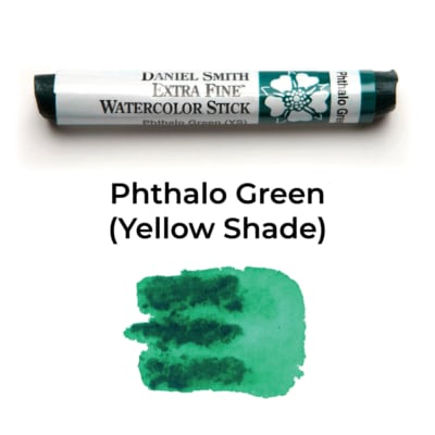 Phthalo Green Yellow Shade Daniel Smith Watercolor Stick #026