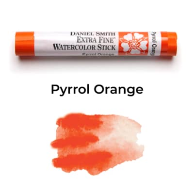 Pyrrol Orange Daniel Smith Watercolor Stick #049