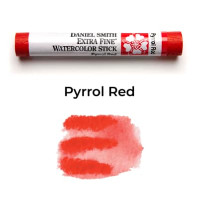 Pyrrol Red Daniel Smith Watercolor Stick #045