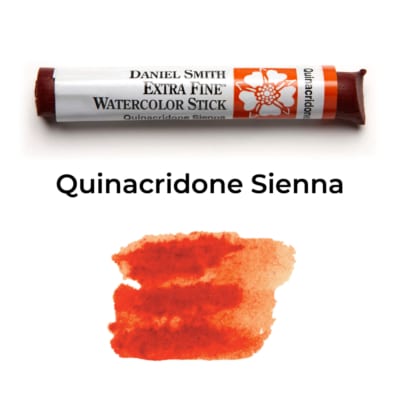 Quinacridone Sienna Daniel Smith Watercolor Stick #023