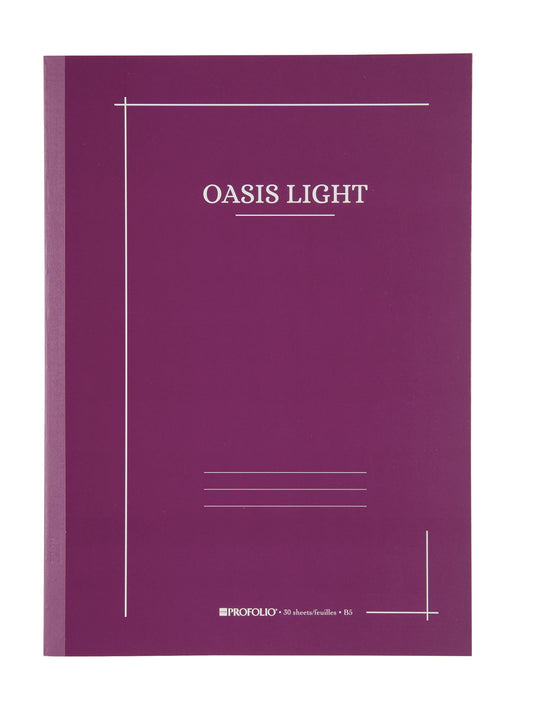 7"x 9.9" B5 Large Grape Oasis Light Notebook