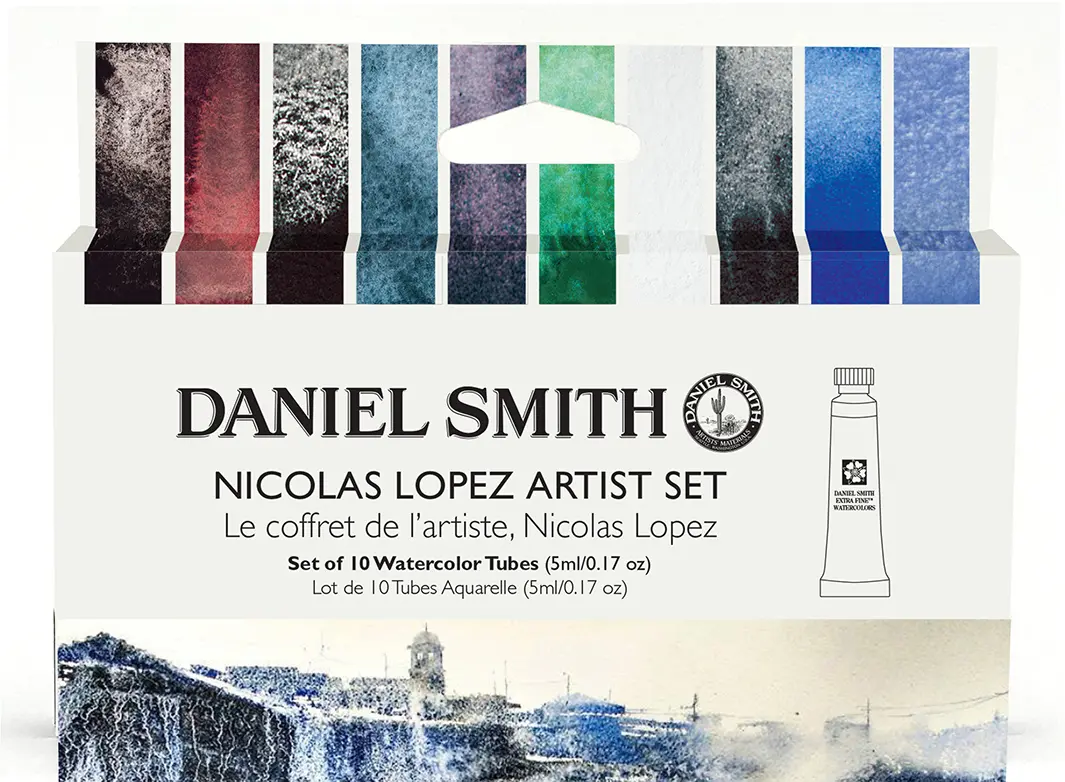 Nicolas Lopez Watercolor Artist Set/10 tubes | Spokane Art Supply