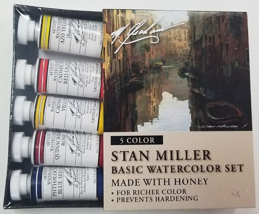 M. Graham “Stan Miller” Set of 5 Watercolors | Spokane Art Supply