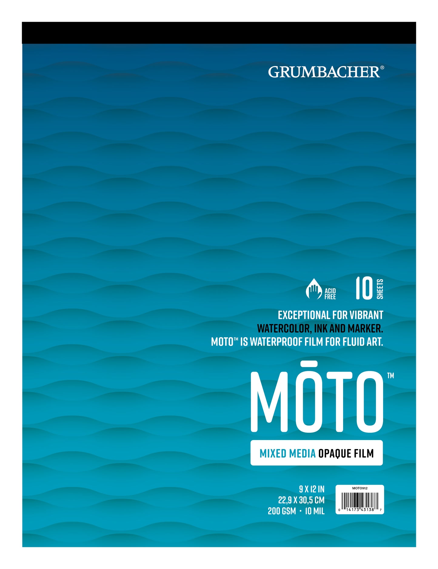 Moto Pads: Mixed Media Opaque Film 10sht/pad