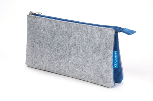 5"x9" Gray/Blue Midtown Pouch